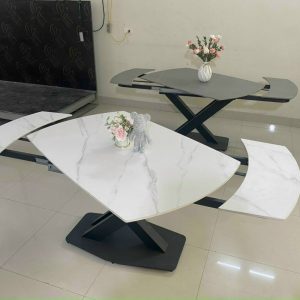 Bàn Ăn Thông Minh Mặt Đá Xoay Từ 1m2 đến 1m8