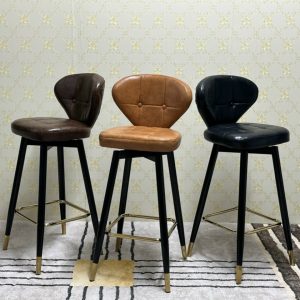 Ghế Bar Thắt Eo Chân Cố Định